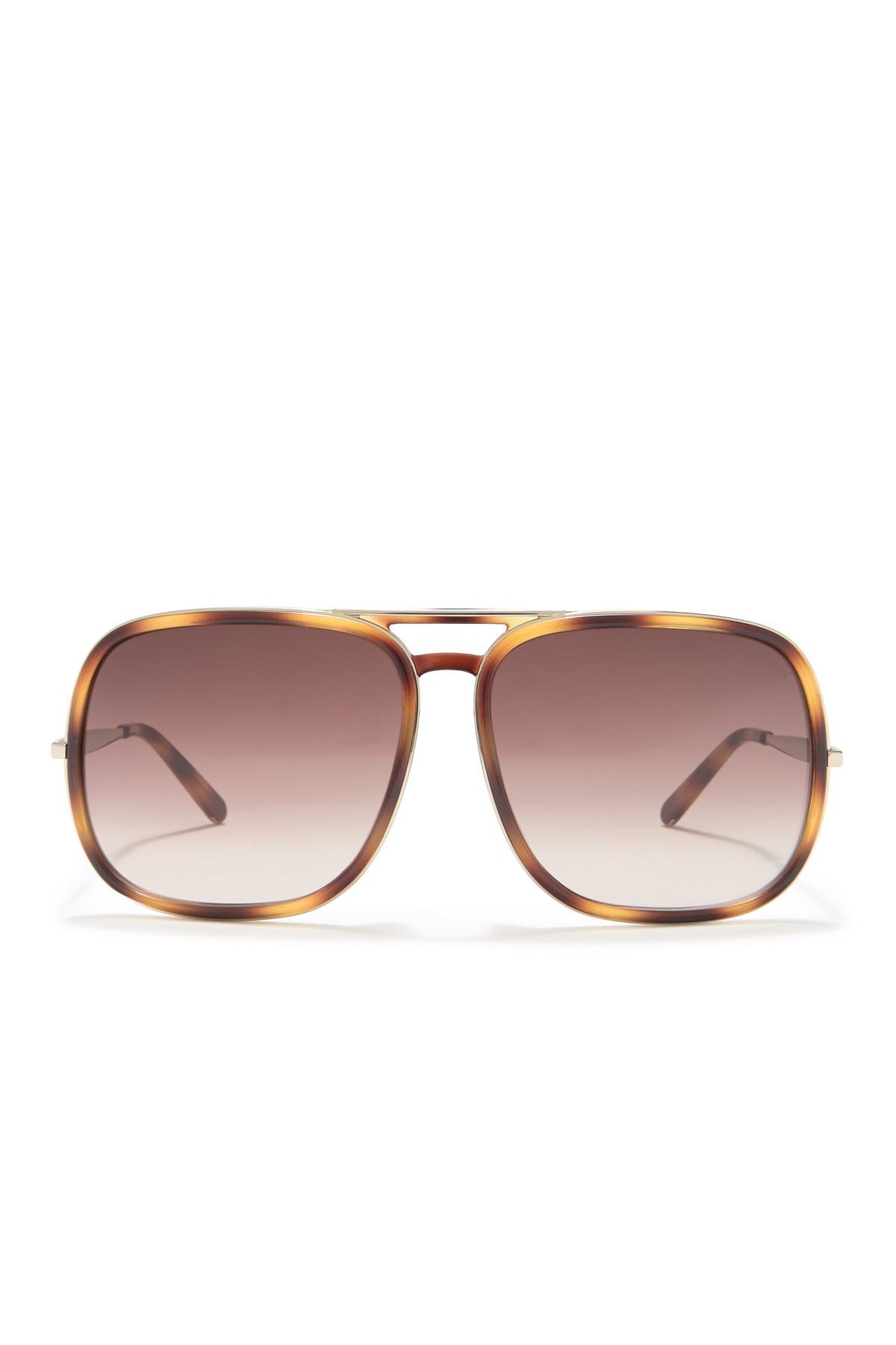 chloe 60mm navigator sunglasses