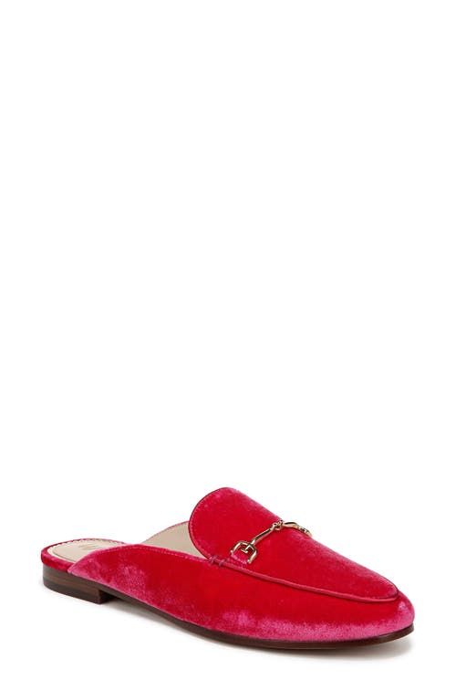 Sam Edelman Linnie Bit Mule Pink Topaz Velvet In Pink Topaz