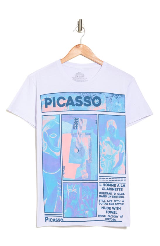 Shop Philcos Picasso Collage Graphic T-shirt In Mauve Pigment