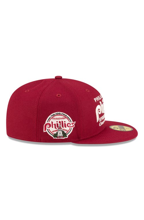 Shop New Era X Diet Starts Monday X Diet Starts Monday 59fifty Philadelphia Phillies Fitted Baseball Cap In Red