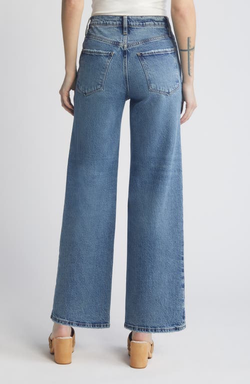 Frame Le Pixie Jane Ankle Wide Leg Jeans In Lomina