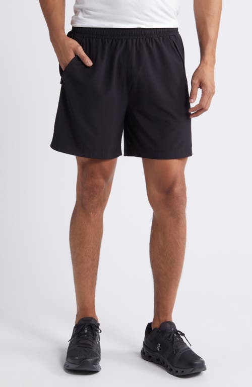 Shop Zella Racquet 6-inch Athletic Shorts In Black