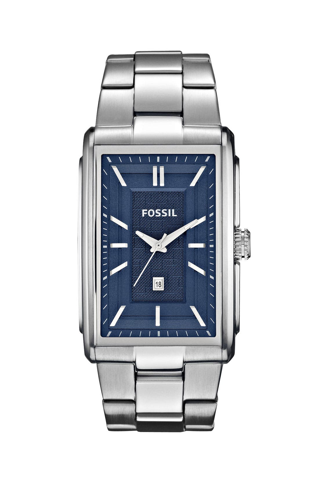 Fossil 'Truman' Rectangular Bracelet Watch, 33mm x 49mm Nordstrom
