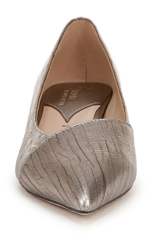 Shop 27 Edit Naturalizer Nova Pointed Toe Kitten Heel Pump In Pewter