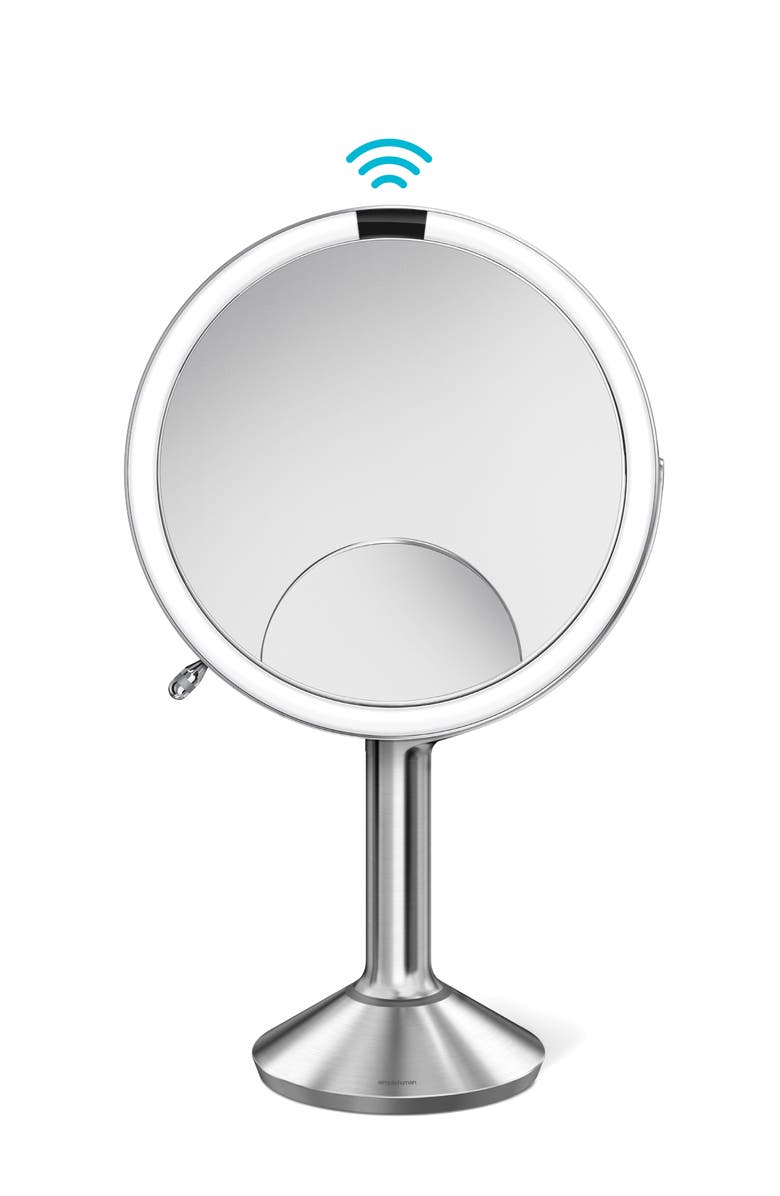 simplehuman Trio Eight Inch Multi-Magnification Sensor Makeup Mirror |  Nordstrom