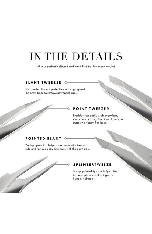 Tweezerman Granite Sky Slant Tweezer In Granite Sky