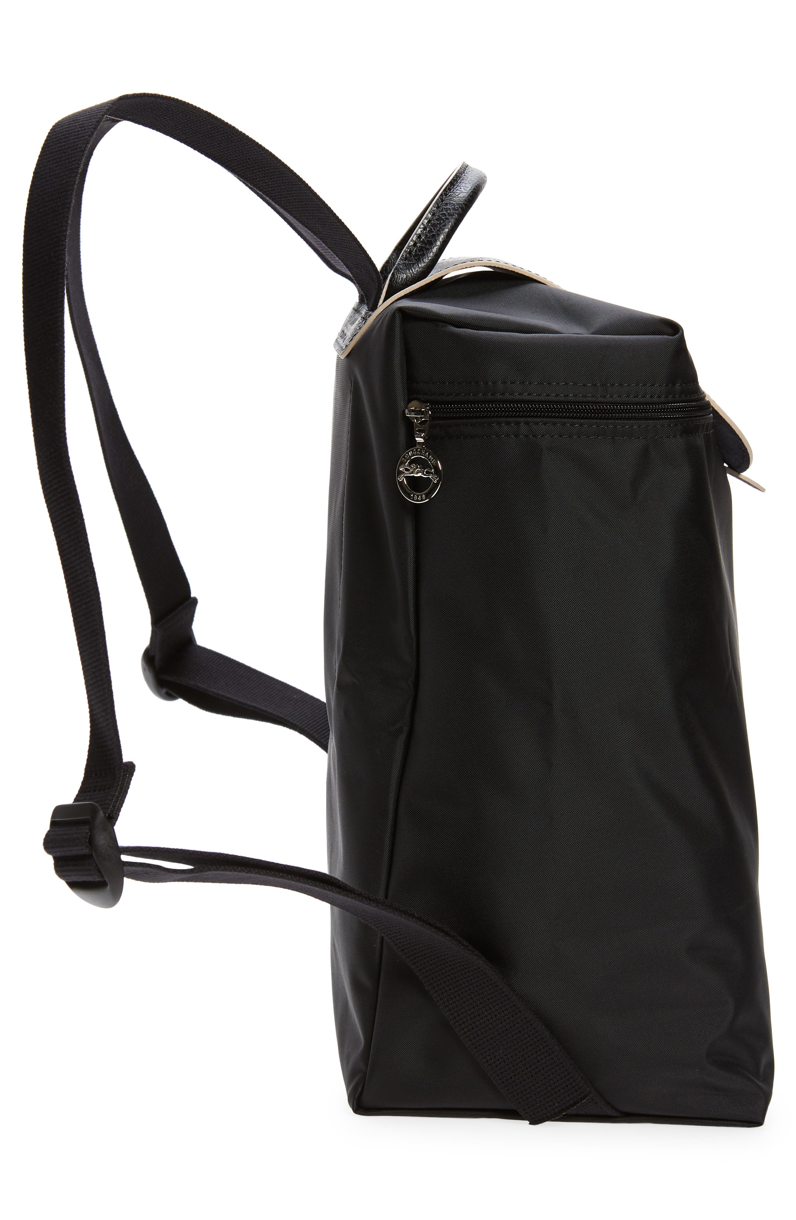 longchamp black backpack