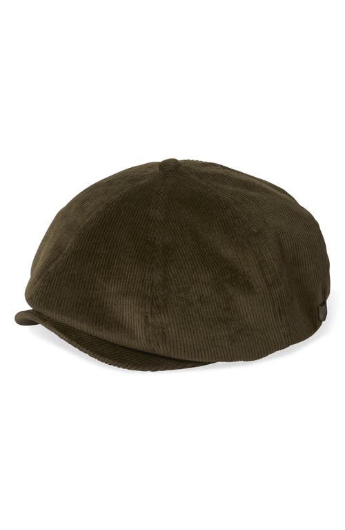 Brood Driving Cap in Moss Green