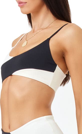 L Space High Tide Colorblock Bikini Top