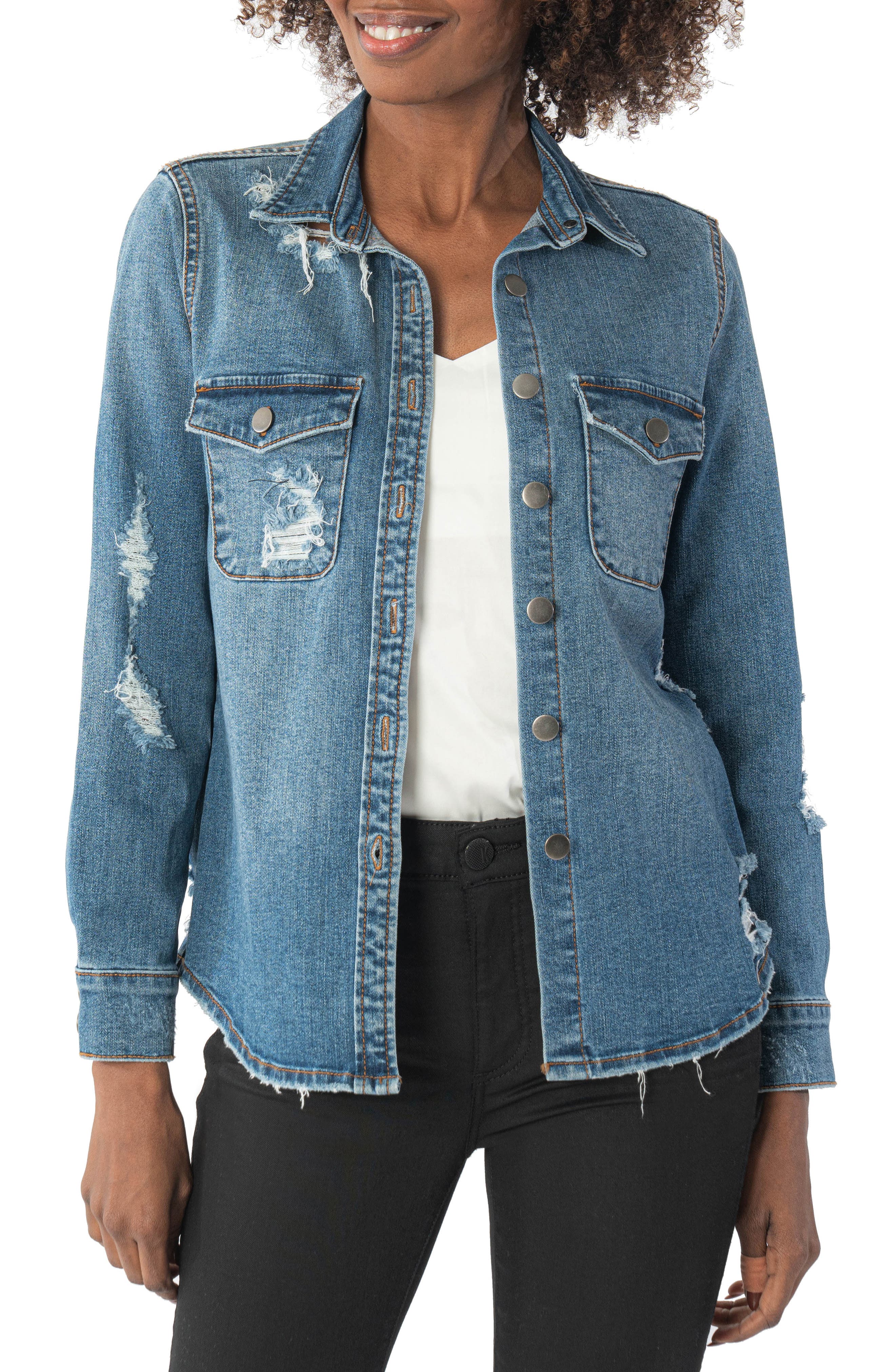 kut from the kloth jean jacket