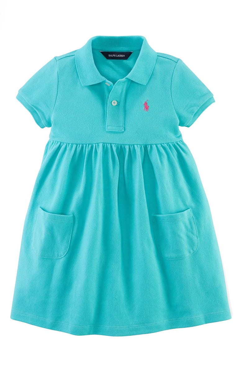 Ralph Lauren Polo Dress (Toddler Girls) | Nordstrom