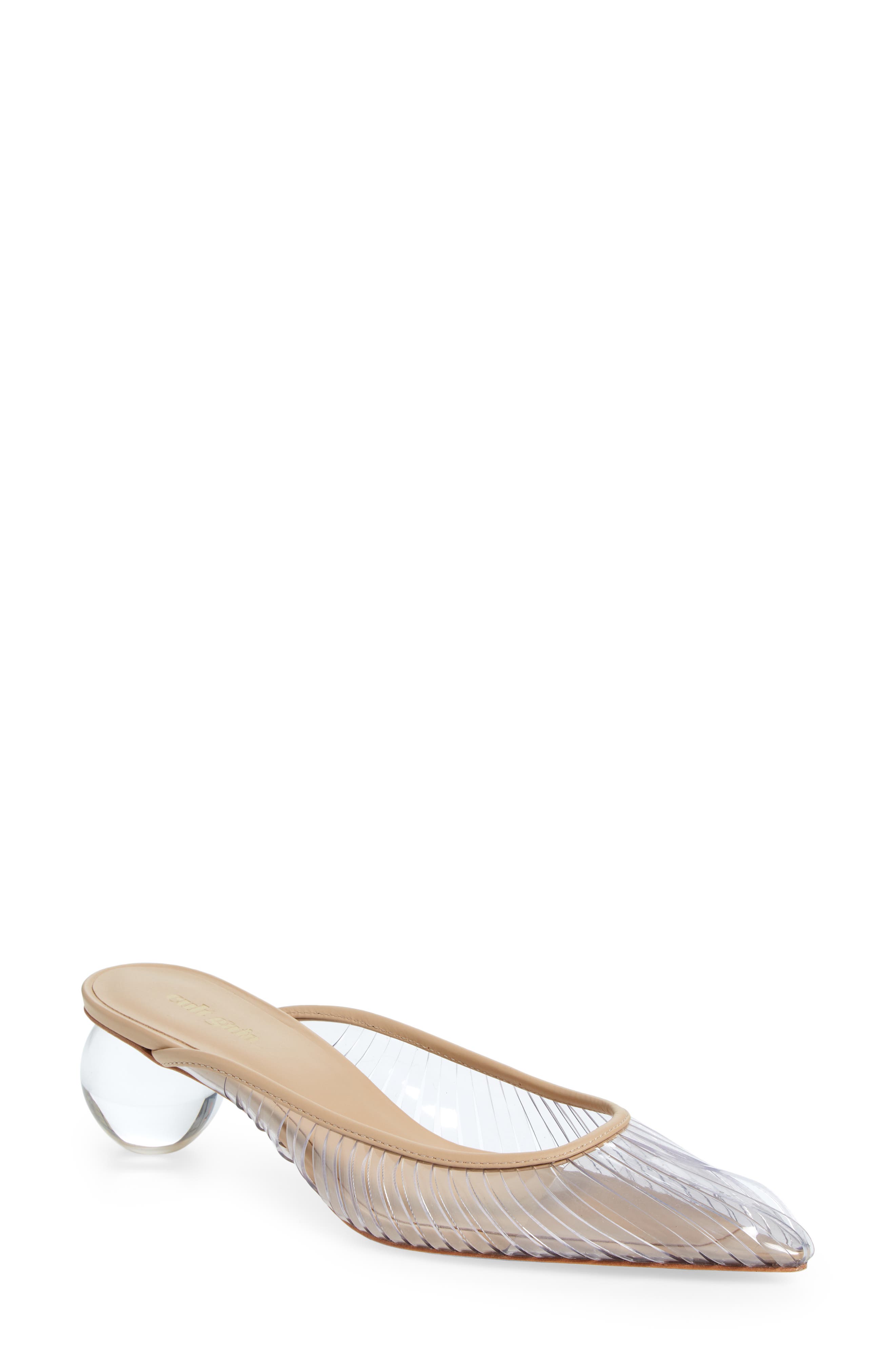 Cult Gaia Alia Pointed Toe Mule in Clear at Nordstrom
