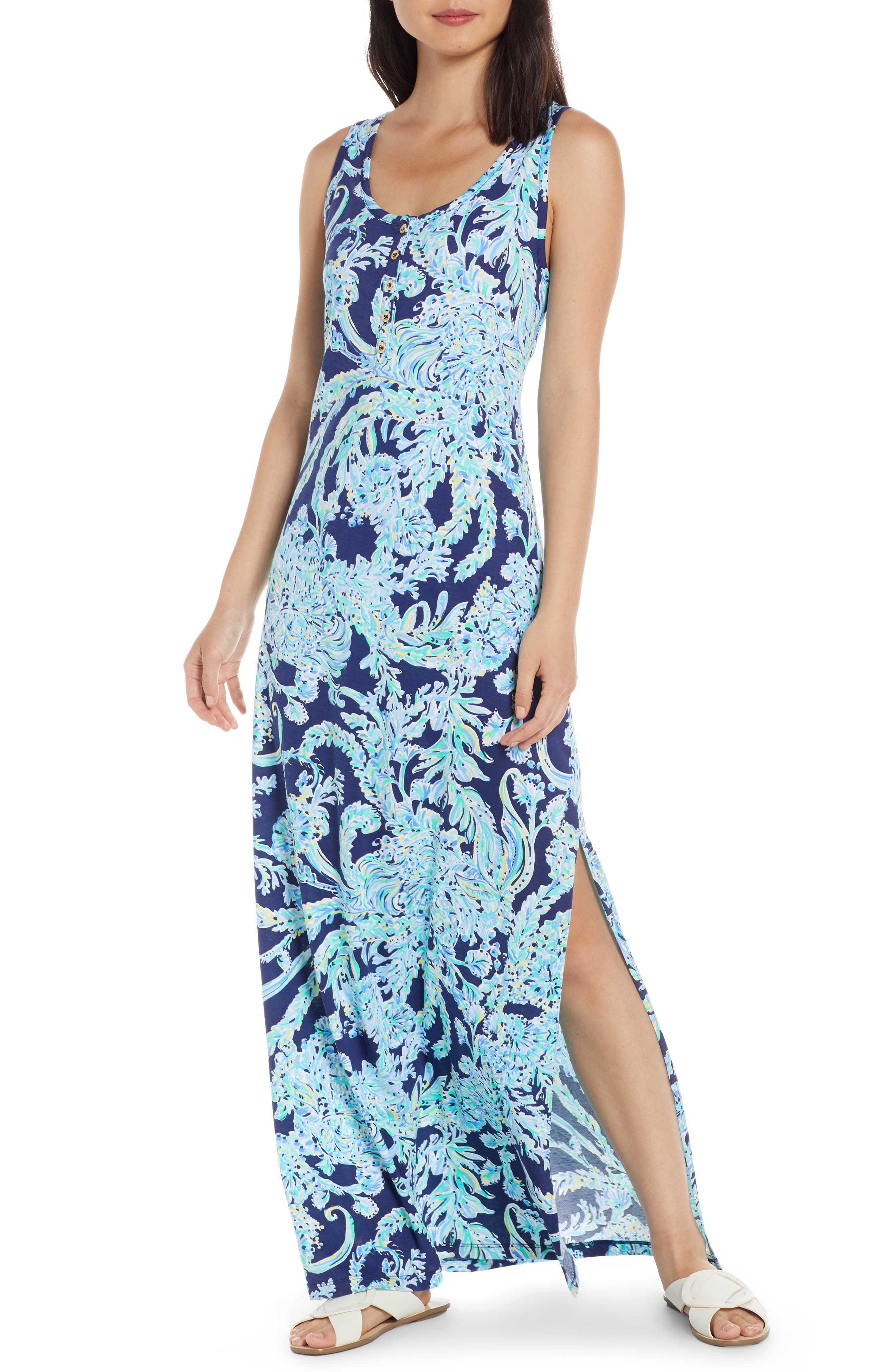 Lilly Pulitzer Merrill Maxi Dress, Blue