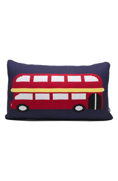 RIAN TRICOT Double Decker Bus Accent Pillow in Multi at Nordstrom
