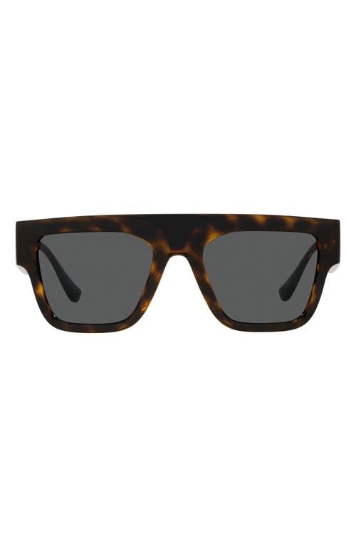 Versace 53mm Square Sunglasses in Havana at Nordstrom