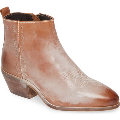 Roan Aggie Bootie- Brown