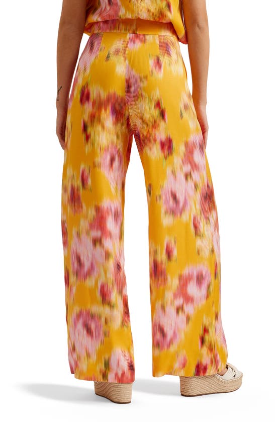 Shop Ted Baker Hitako Wide Leg Pants In Orange