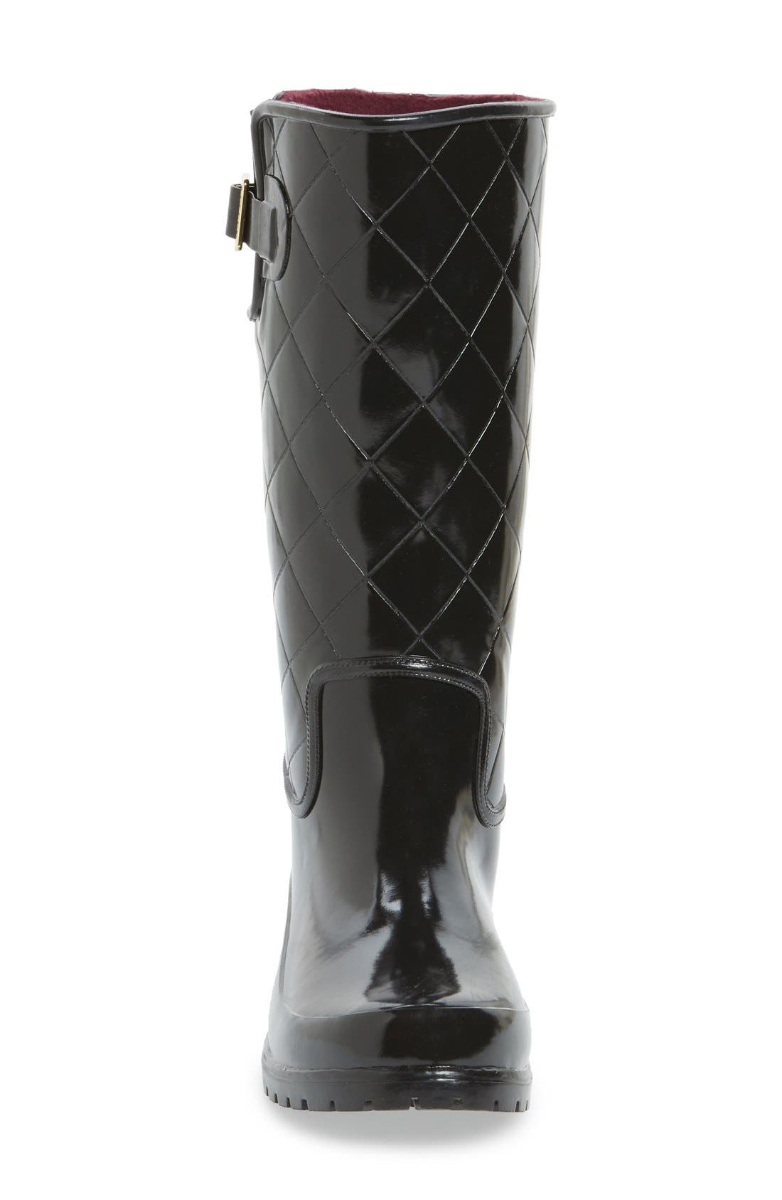 sperry pelican quilted rain boots