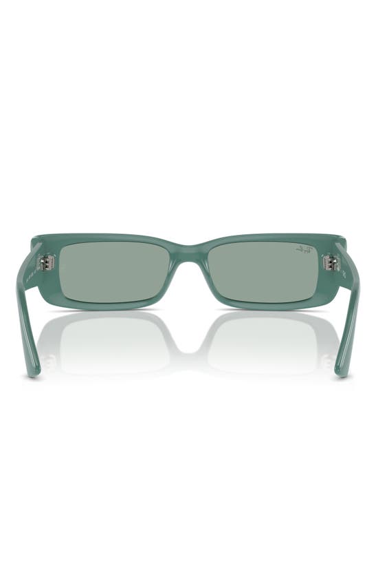 Shop Ray Ban Ray-ban Teru 54mm Rectangle Sunglasses In Dark Green