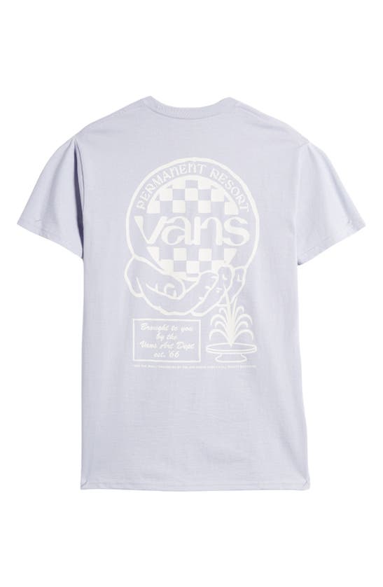 Shop Vans Hand Circles Cotton Graphic T-shirt In Cosmic Sky