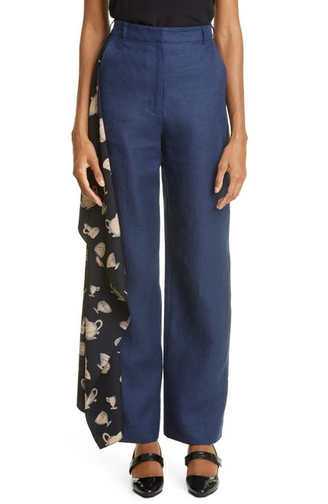 Women's 100% Linen Wide-Leg Pants | Nordstrom