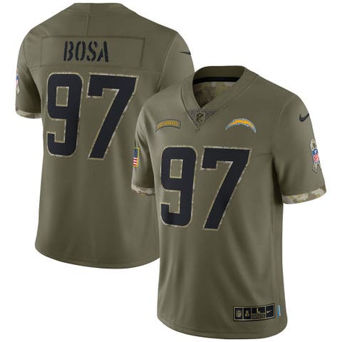 Nick Bosa Youth San Francisco 49ers Olive Salute to Service