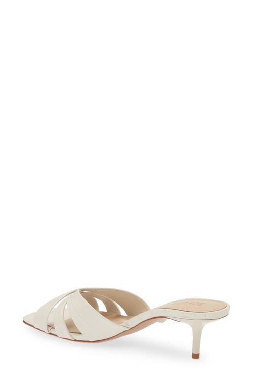 Shop Schutz Keefa Kitten Heel Sandal In Pearl