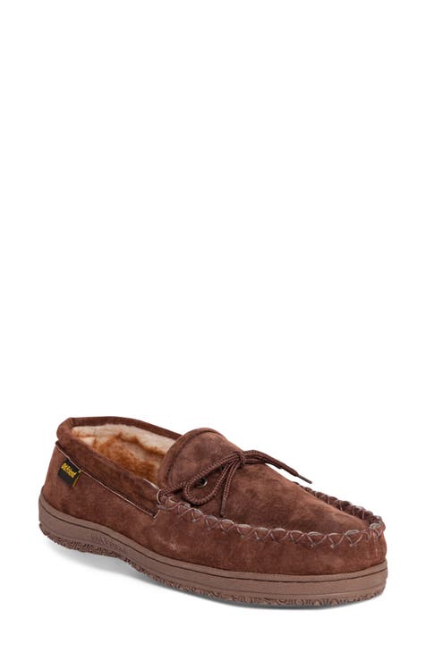 Men's Cleveland Browns FOCO Corduroy Moccasin Slippers