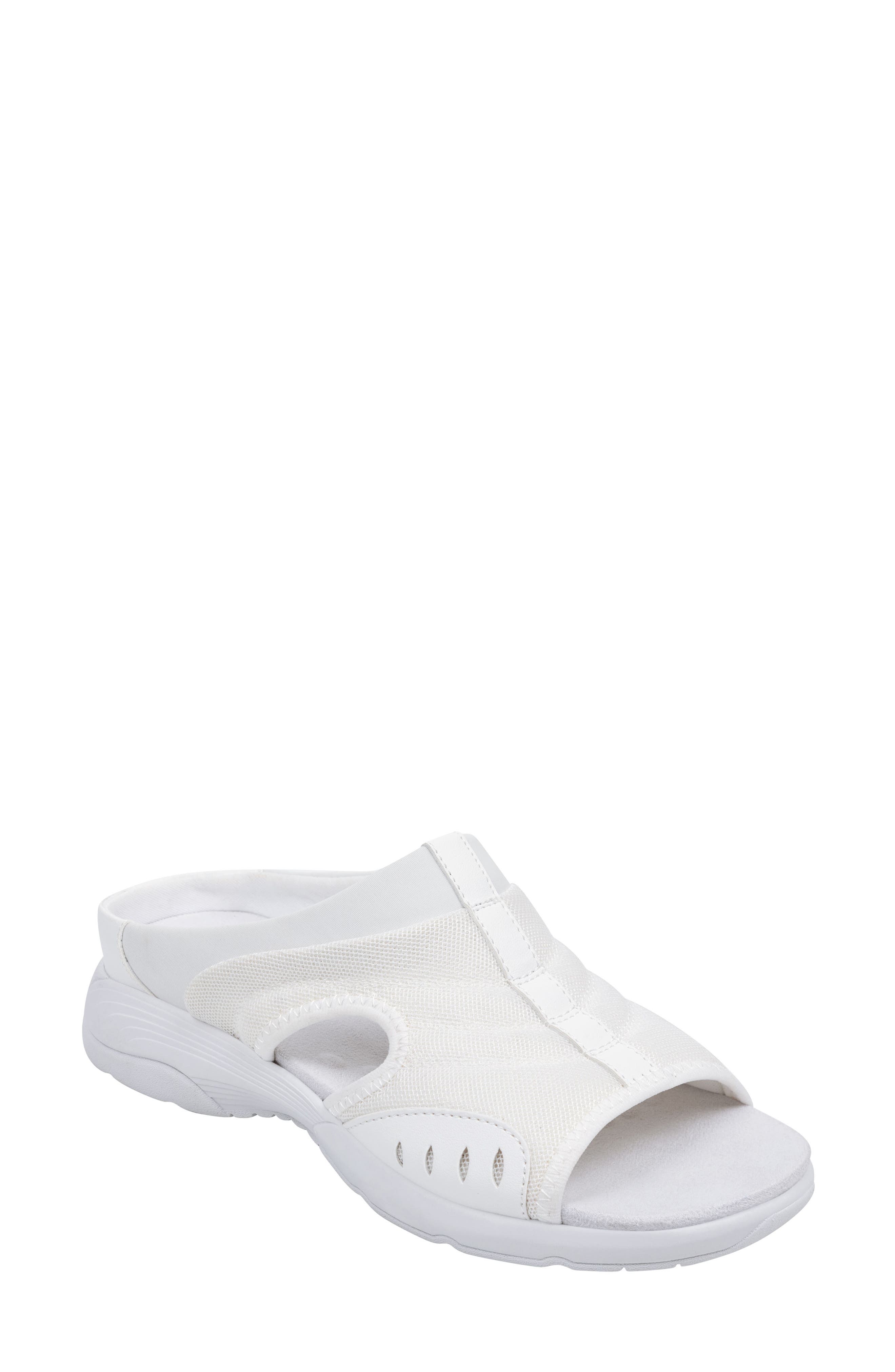 UPC 192733303838 product image for Women's Easy Spirit Traciee Sandal, Size 10 W - White | upcitemdb.com