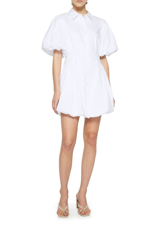 Simkhai Cleo Bubble Shirtdress White at Nordstrom,