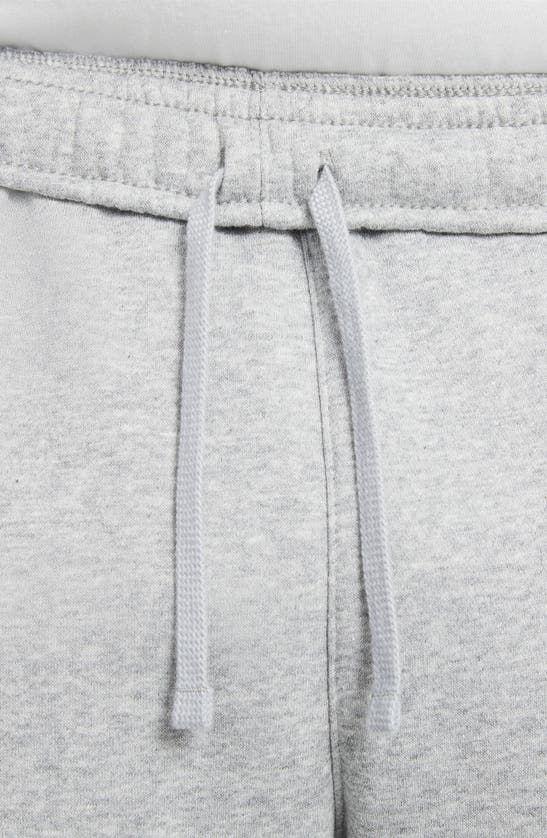 Shop Nike Sportswear Club Fleece Sweatpants In Dark Grey Heather/ White