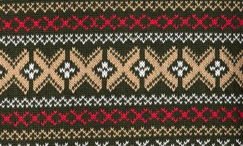 Shop Nordstrom Kids' Fair Isle Cotton Crewneck Sweater In Green Kombu Geo Fairisle