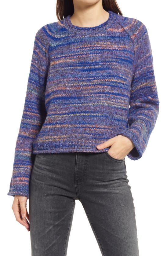 Madewell Kersdale Space Dye Pullover Sweater In Space Dye Galaxy