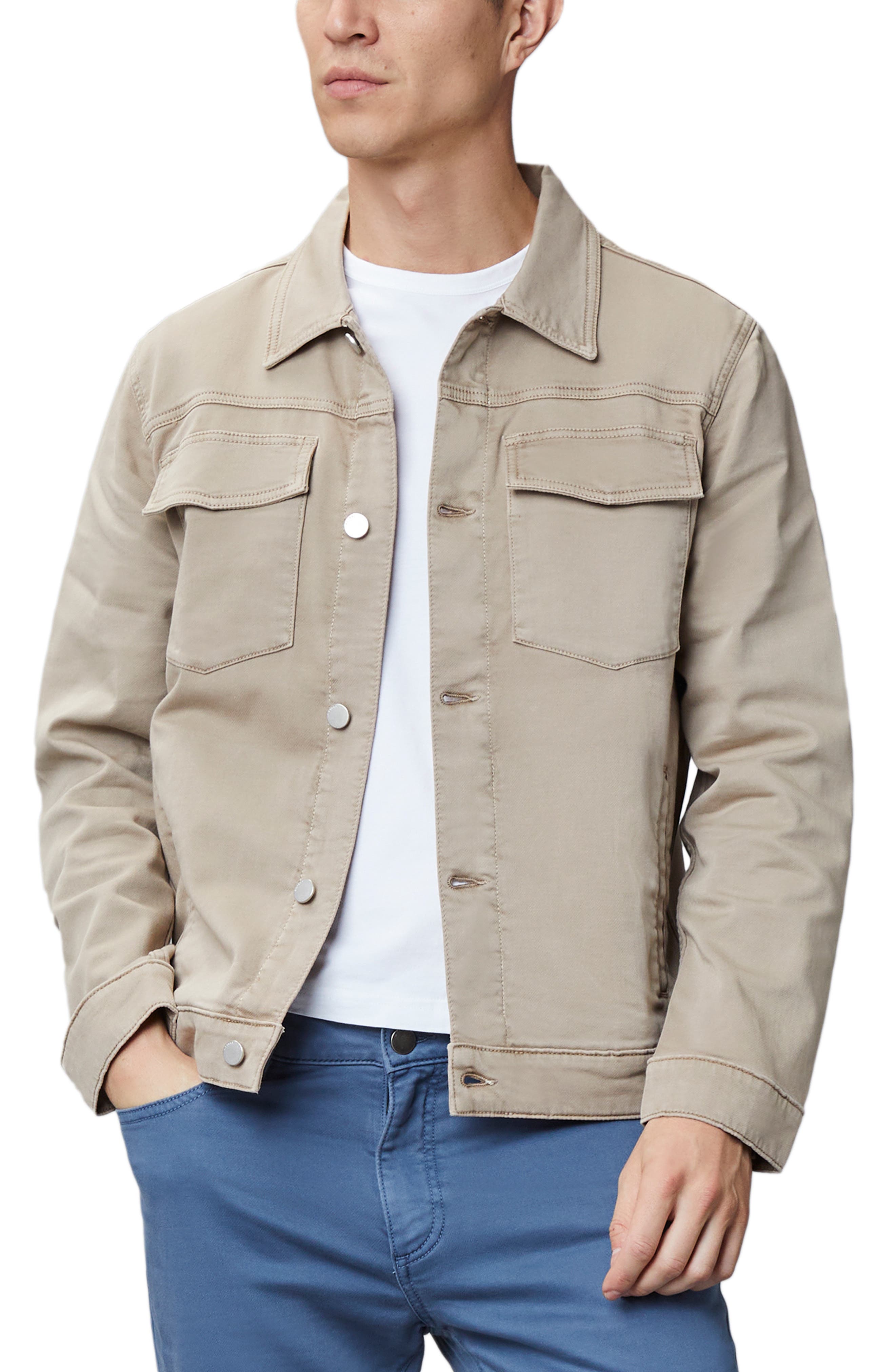 mens tan trucker jacket