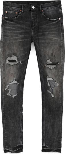 PURPLE PURPLE Knee Blowout Ripped Skinny Jeans | Nordstromrack