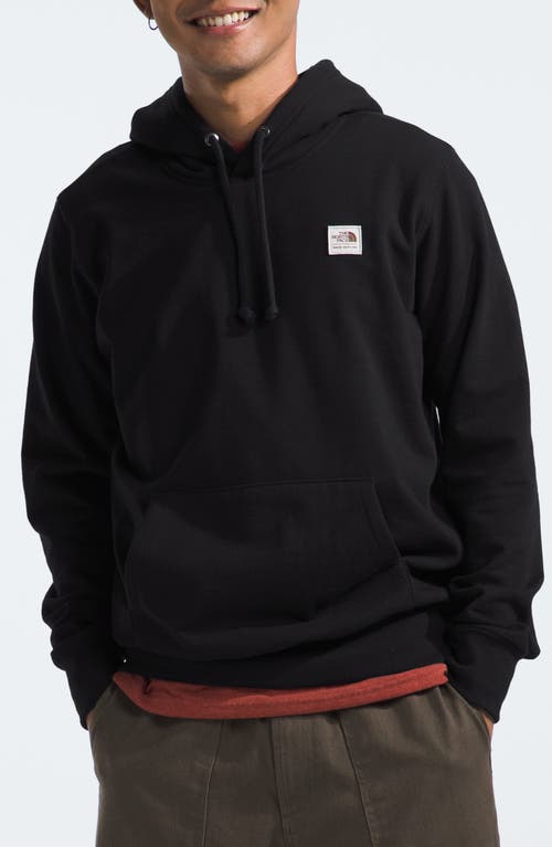 The North Face Men's Heritage-like Patch Pullover Hooded Sweatshirt In Tnf Black/tnf White