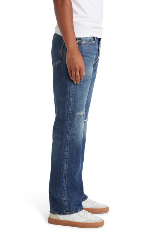 Frame The Boxy Straight-leg Distressed Jeans In Whistler Destruct