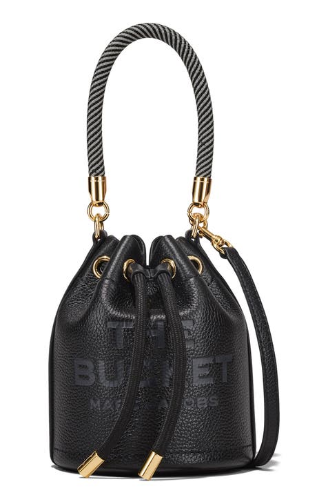 CHANEL Quilted Chain Bucket Bag- Black