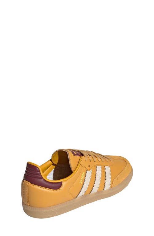 Shop Adidas Originals Adidas Kids' Gazelle Low Top Sneaker In Yellow/white/gold