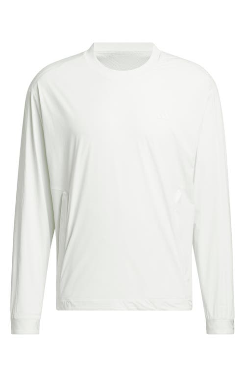 Ultimate365 Tour WIND. RDY Golf Sweatshirt in White/Crystal Jade