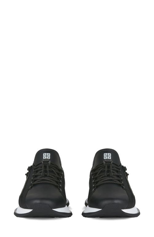 Shop Givenchy Spectre Zip Sneaker In Black/white