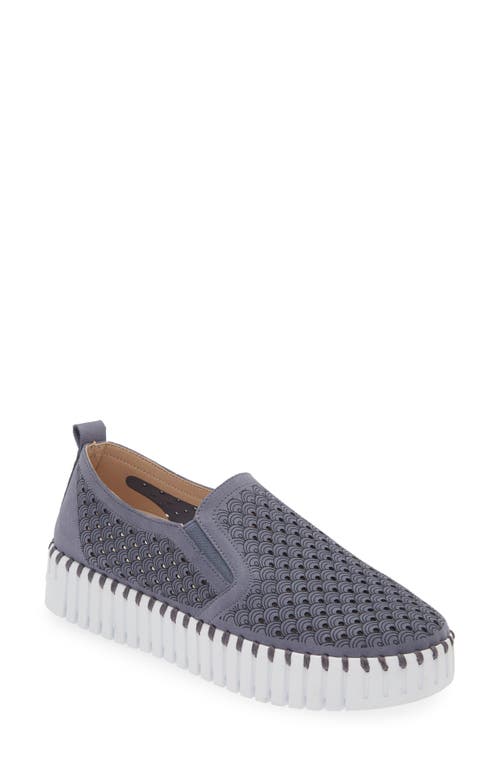 Shop Ilse Jacobsen Tulip Slip-on Sneaker In Grey Blue