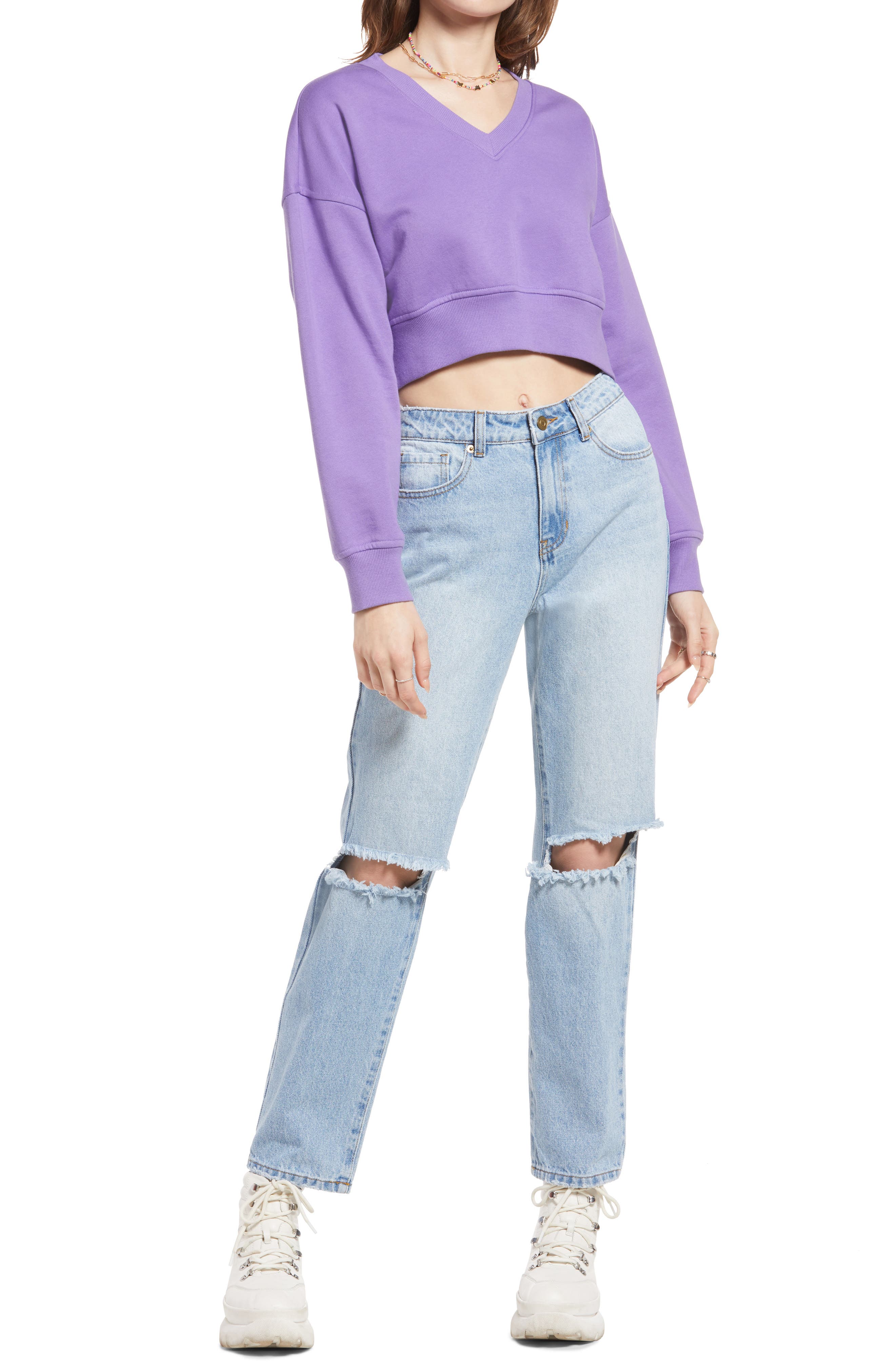 light purple mom jeans