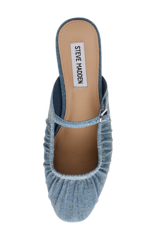 Shop Steve Madden Gisele Mary Jane Mule In Denim