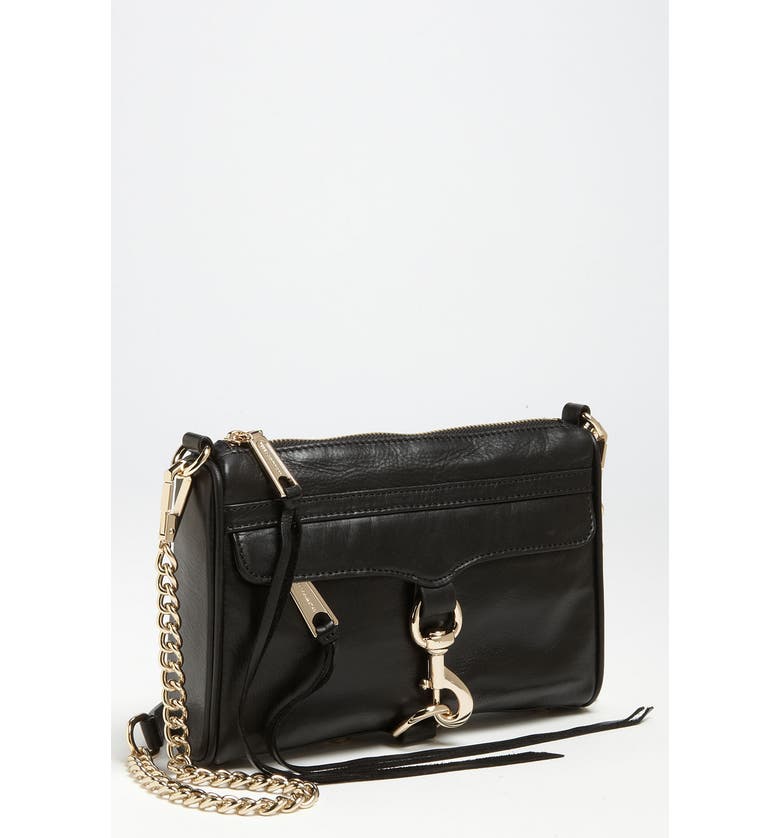 REBECCA MINKOFF 'Mini MAC' Convertible Crossbody Bag, Main, color, 001