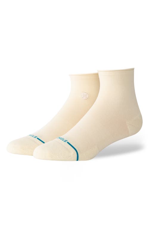 Shop Stance Rollin' Quarter Crew Socks In Cream