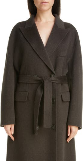 Onessa Double Face Wool & Alpaca Double Breasted Coat