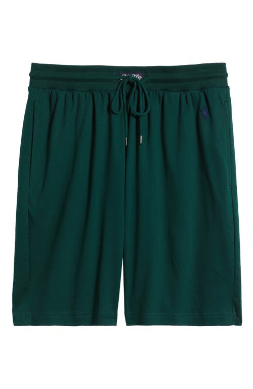 Shop Polo Ralph Lauren Mercerized Cotton Pajama Shorts<br /> In Moss