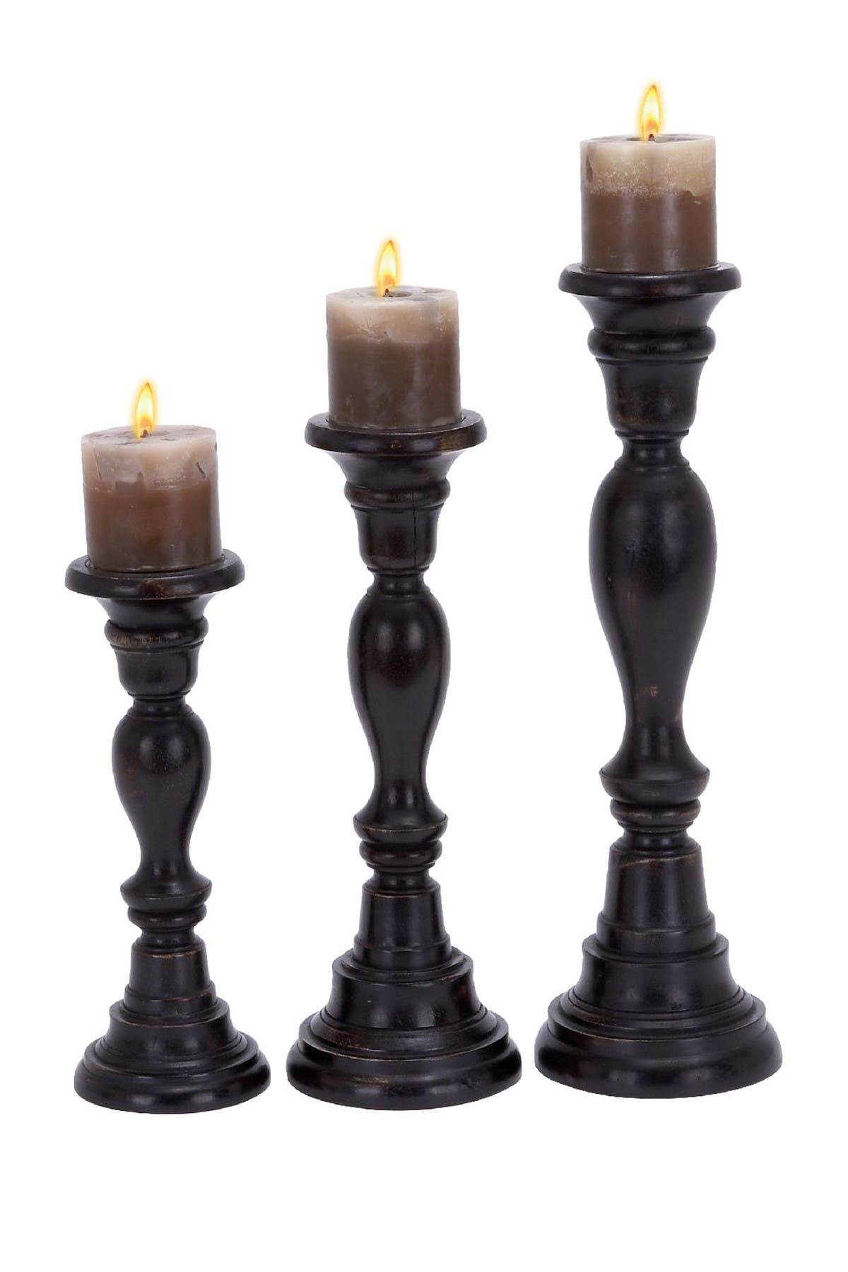 SONOMA SAGE HOME Wooden Candle Holder Set of 3 Nordstromrack