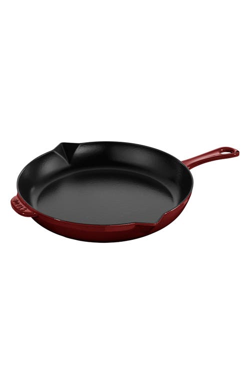 Staub -Inch Enameled Cast Iron Fry Pan in Grenadine at Nordstrom
